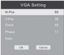 HAIER LE39F32800 - VGA Setting - 1