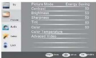 HAIER LE39F32800 - MENÚ PICTURE - 1