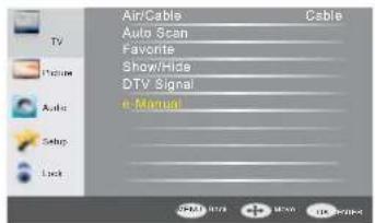 HAIER LE39F32800 - MENÚ TV - 1