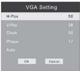 HAIER LE39F32800 - VGA Setting - 1