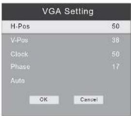 HAIER LE39F32800 - VGA Setting - 1
