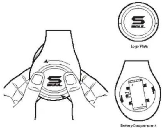 Soul SL300 - Installazione delle batterie e selezione del livello di uscita Hi/Lo - 1