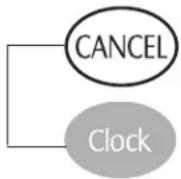 MAYTAG MES5875BCB - To cancel the Clock display: - 1