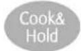 MAYTAG MES5875BCB - To set Cook & Hold: - 1