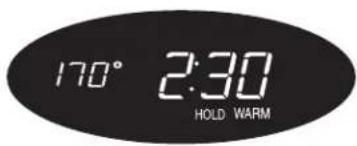 MAYTAG MES5875BCB - When the cooking time has elapsed: - 1