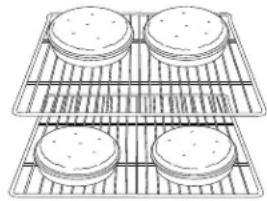 MAYTAG MES5875BCB - Cuisson de gâteaux à étages sur deux grilles - 1