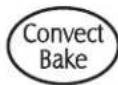 MAYTAG MES5875BCB - Programmation de la cuisson avec convection : - 1