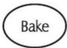 MAYTAG MES5875BCB - To set Bake: - 3