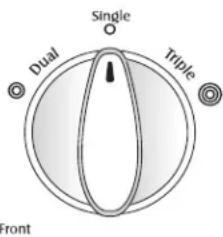 MAYTAG MES5875BCW - Triple Element - 2