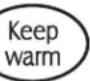 MAYTAG MES5875BCW - Programmation du Maintien au chaud : - 1
