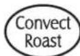 MAYTAG MES5875BCW - Appuyer sur la touche Convect Roast (Rotissage avec convection). - 1