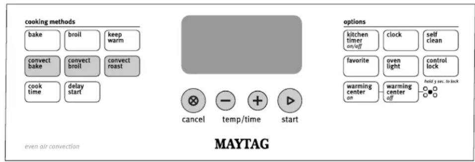 MAYTAG YMER8875WS - WARNING - 1