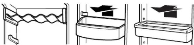 Inglis I4TXCWFXQ - Remove and replace the racks/bins - 1