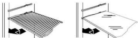 Inglis I4TXCWFXQ - Remove and replace a shelf: - 1