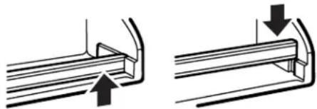 Inglis I4TXCWFXQ - Remove and replace the rails - 1