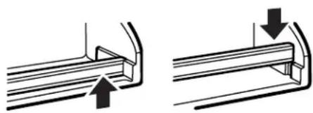 Inglis I4TXCWFXQ - Retirer et réinstaller les tringles - 1