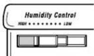 Inglis I4TXCWFXQ - Réglage de l'humidité dans le bac à légumes (sur certains modèles) - 1