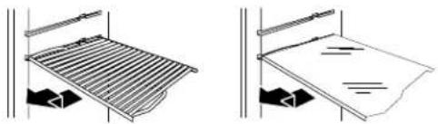 Inglis I8RXCGFXQ - Remove and replace a shelf: - 1