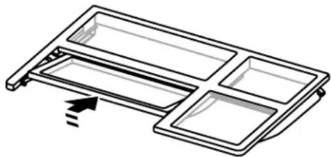 AMANA A9RXNGFYB - Pour enlever et réinstaller une tablette : - 1