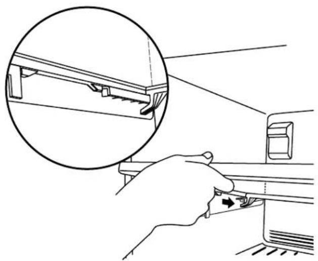 AMANA A9RXNGFYB - To remove and replace a glass shelf: - 1