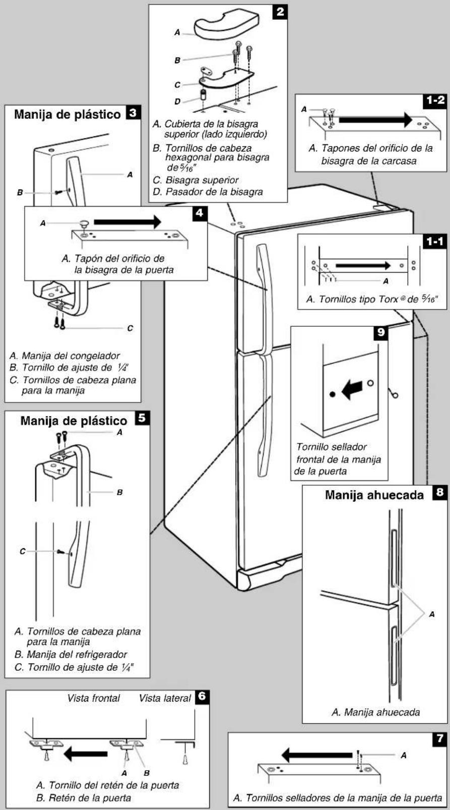 AMANA A1RXNGFYW - Estilo 1 - Puerta estándar - 10