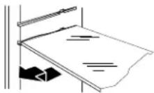 AMANA A1RXNGFYW - To remove and replace a shelf: - 2