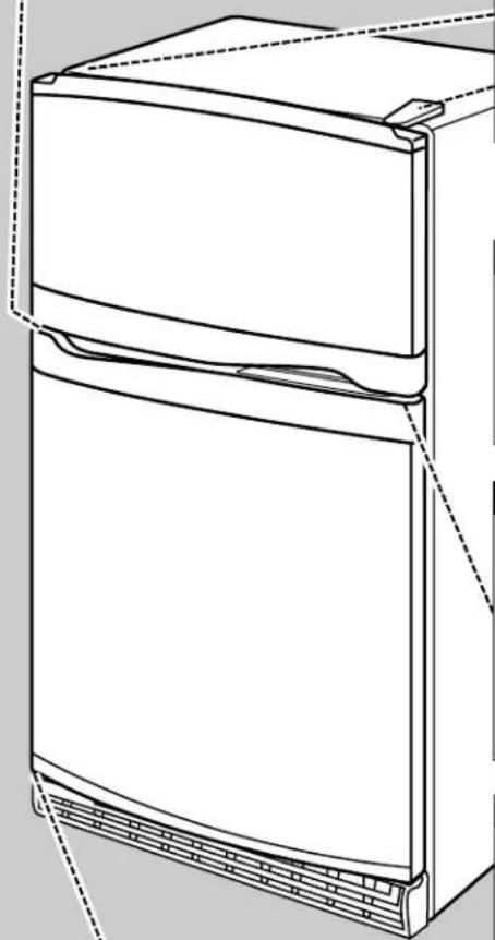 AMANA A8RXNGMWG - Cambio del sentido de aperture de las puertas (optional) - 2