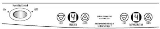 AMANA ABB2224WED - Temperature Controls - 1