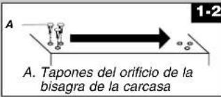 AMANA ABB2224WED - Cambio del sentido de apertura de las puertas (opcional) - 2