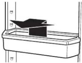 MAYTAG MQF2056TEW - To remove and replace the bin: - 1