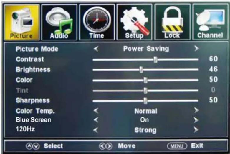 HAIER LE55B1381 - Opération de base pour Menu OSD - 1