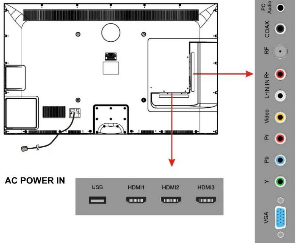 HAIER LE55B1381 - Front View - 3