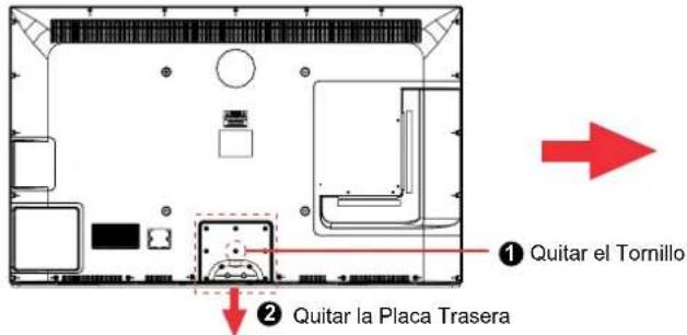 HAIER LE55B1381 - Instrucciones para la fijación de soporte de TV - 1