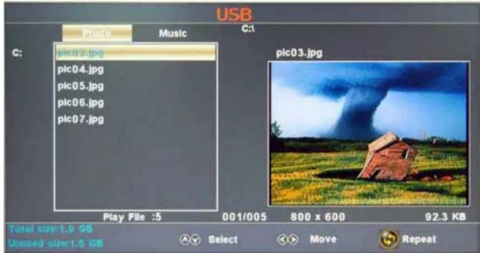 HAIER LE55B1381 - Modo USB - 1