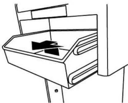 MAYTAG M9BXXGMYM - Retrait et réinstallation du compartment à canettes : - 1