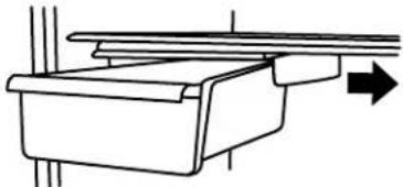 MAYTAG M9BXXGMYM - To remove and replace the meat drawer cover: - 1