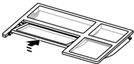 MAYTAG M1BXXGMYB - Pour enlever et réinstaller une tablette : - 1