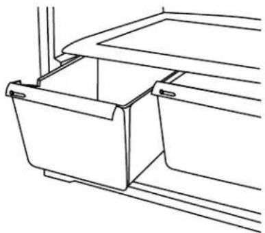 MAYTAG M1BXXGMYB - To remove and replace the crisper cover: - 1