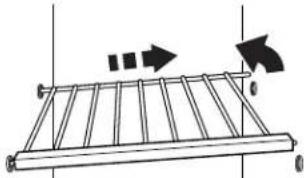 MAYTAG M1BXXGMYB - To remove and replace a wire shelf: - 1