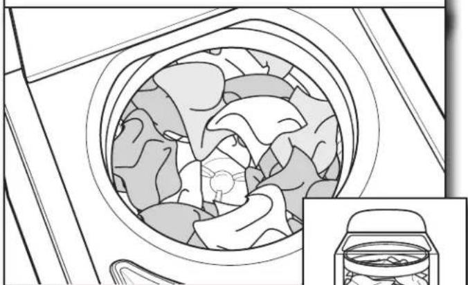 MAYTAG Bravos X MVWX700XL - Charger les vêtements dans la laveuse - 1