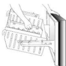 MAYTAG MFI2665XEW - Pour enlever le tiroir : - 4