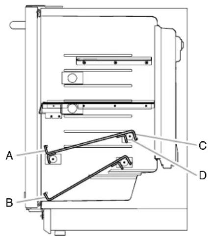 MAYTAG MBCM24FWBS - To replace the wine rack: - 1