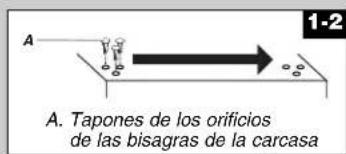 AMANA A8RXNGMWB - Cambio del sentido de aperture de las puertas (optional) - 1