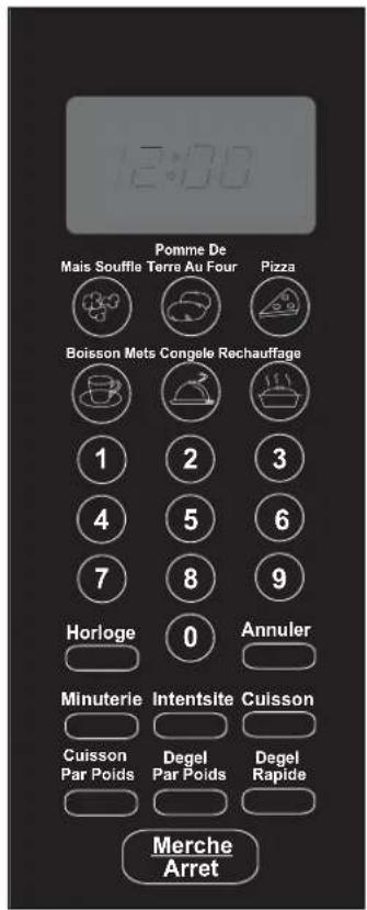 13:00 Pomme De Mais Souffle Terre Au Four Pizza Boisson Mets Congele Rechauffage 1 2 3 4 5 6 7 8 9 Horloge 0 Annuler Minuterie Intentsite Cuisson Cuisson Par Poids Degel Par Poids Degel Rapide Merche Arret