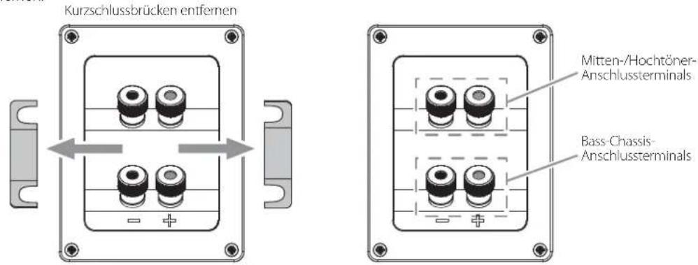 JBL Studio 190 - ABISOLIERTE KABELENDEN ODER STIFTKONTAKTE VERWENDEN: - 3