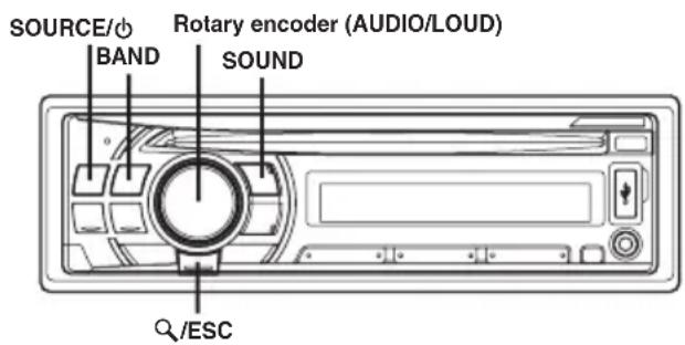 ALPINE CDE121 - Sound Setting - 1