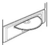 ALPINE CDE121 - Insert a disc with the label side facing up. - 1