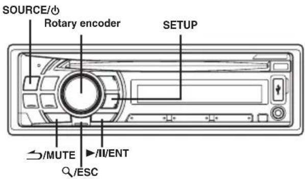 ALPINE CDE121 - SETUP - 1