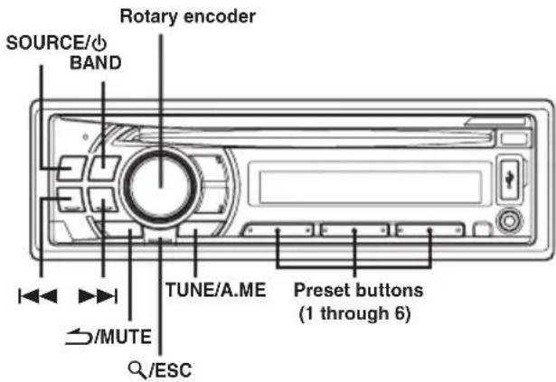 ALPINE CDE121 - Radio - 1