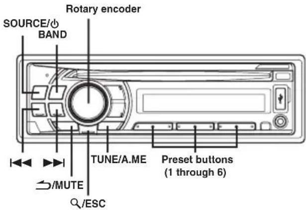ALPINE CDE121 - Radio - 1